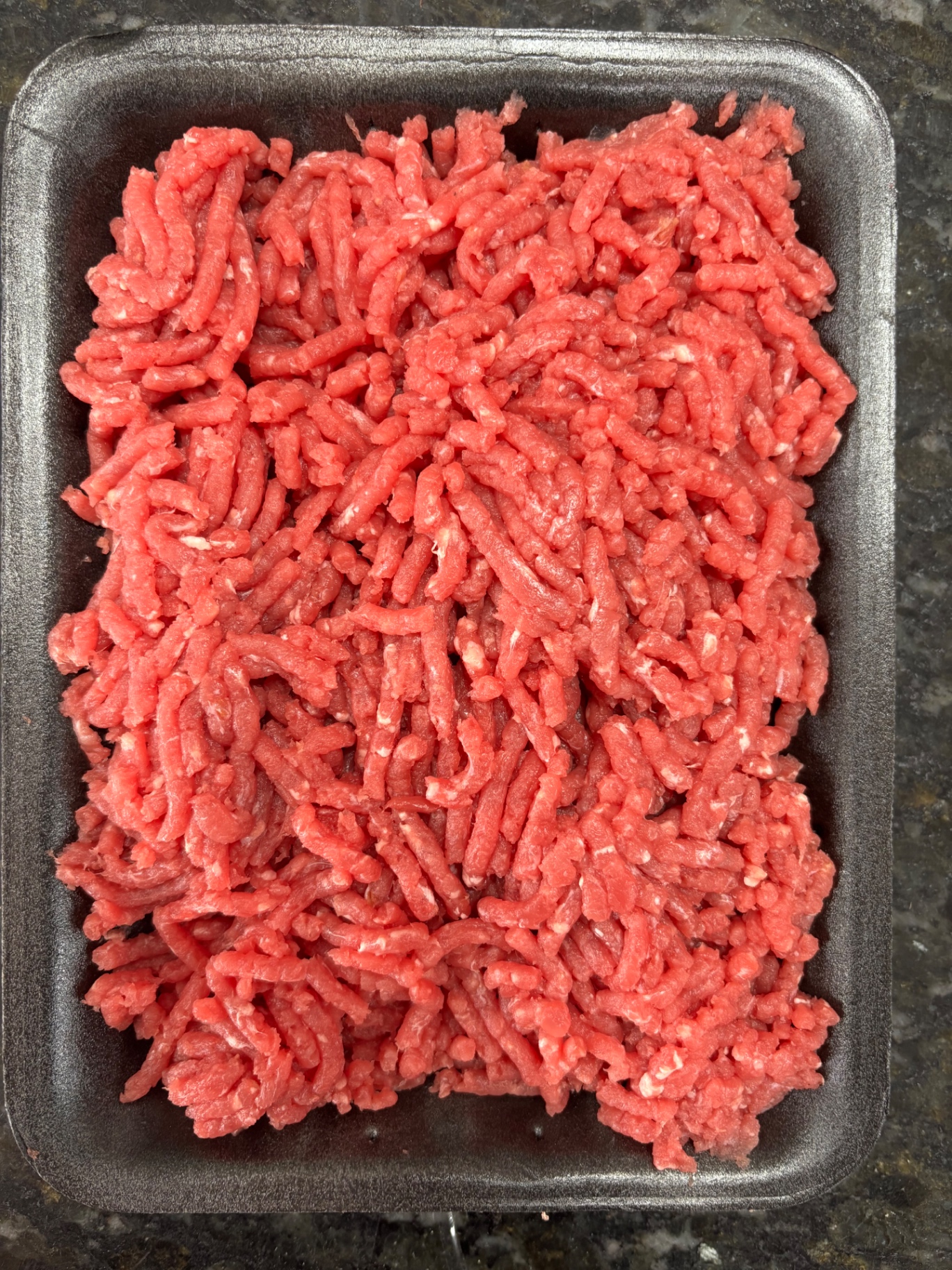 Carne Moída fresquinho no açougue do Mercado Fazioni